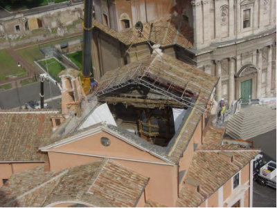 SanGiuseppe dei Falegnam_vista della copertura crollata